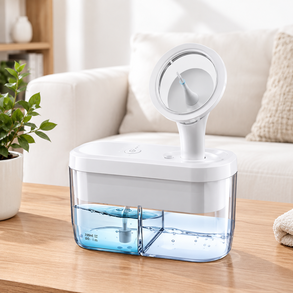 Irrigador de oídos OtiPure de 400 ml con 4 modos