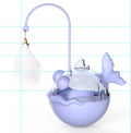 Interactive Tumbler Cat Toy – Food Dispenser, Catnip & Feather